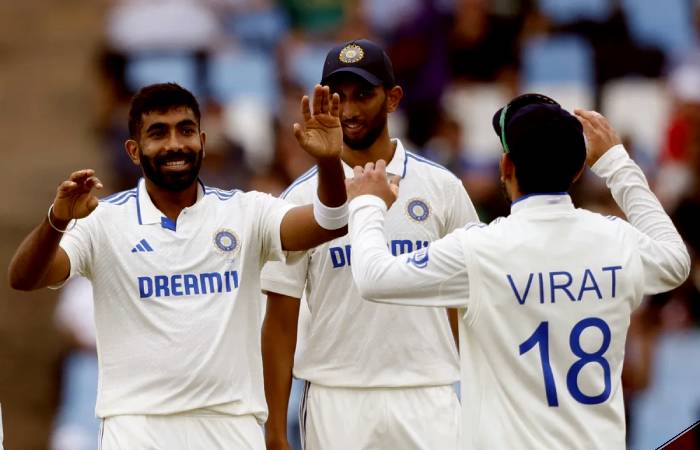 Jaspirt Bumrah got a double break for India against South Africa
