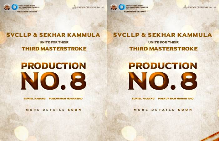After Love Story and DNS SVCLLP is happy to collaborate with Sekhar Kammula for another film