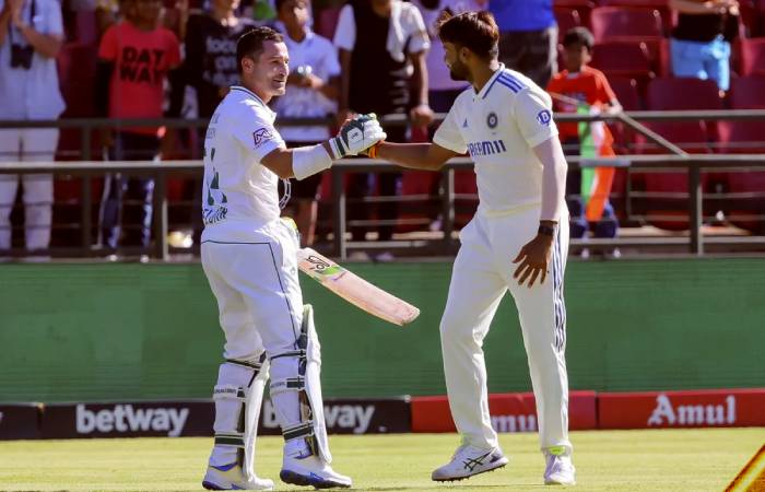 Dean Elgar played his penultimate and last innings for South Africa on same day
