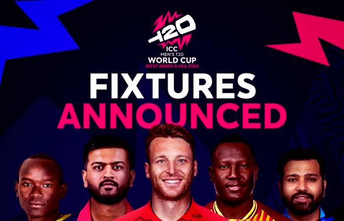 ICC has announced T20I CWC 2024 fixtures on 5th Jan