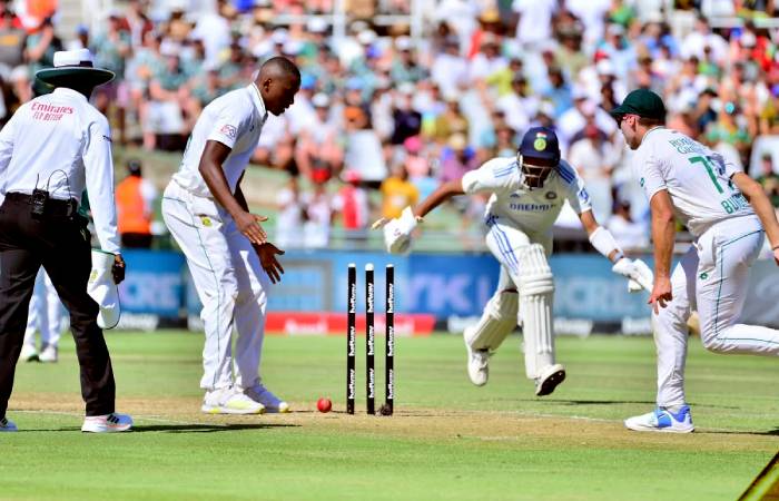 India collapse for 153 in reply to SA's 55