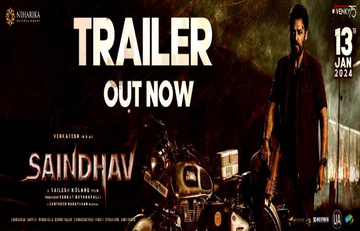 Saindhav trailer is completely action packed and presents Venkatesh like Desi John Wick
