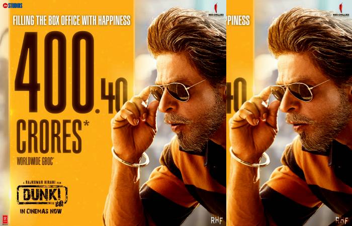 Shah Rukh Khan's Dunki grosses 400 crores worldwide