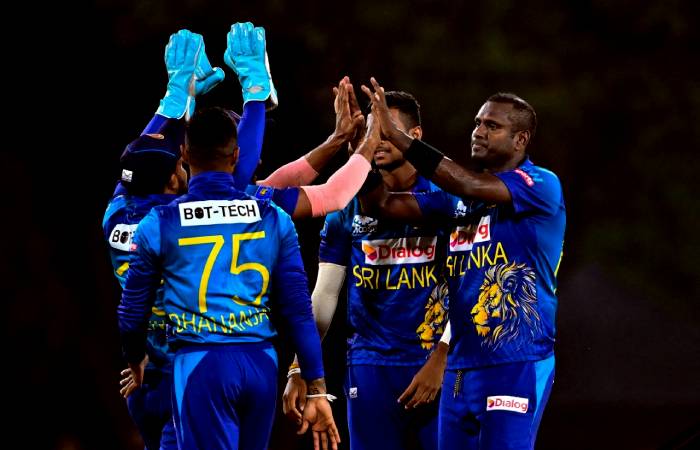 Angelo Mathews took 2 wickets in his bowling spell and got Player of the Match award