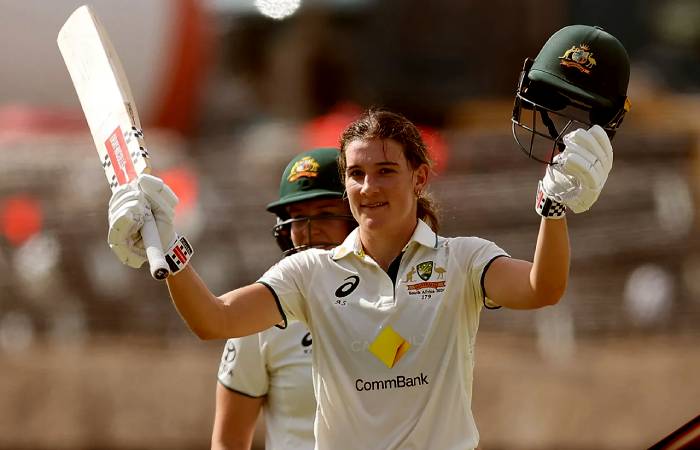 Annabel Sutherland scores double century in the only Test