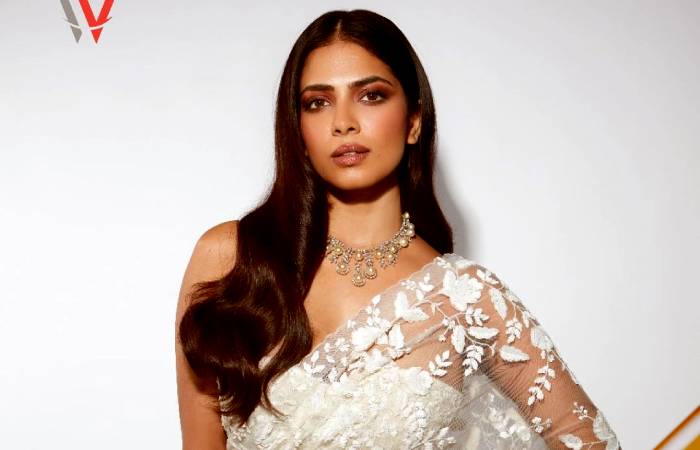 Malavika Mohanan looks stunning in transparent white saree