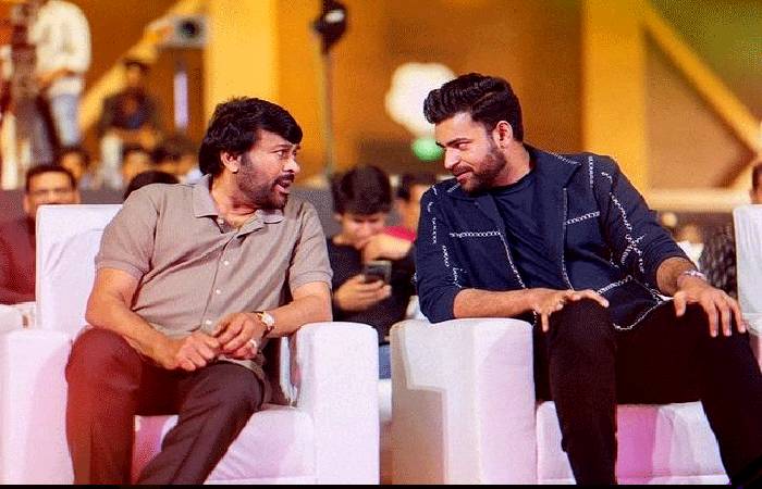 Megastar Chiranjeevi cracked jokes on Varun Tej and had great fun at the event