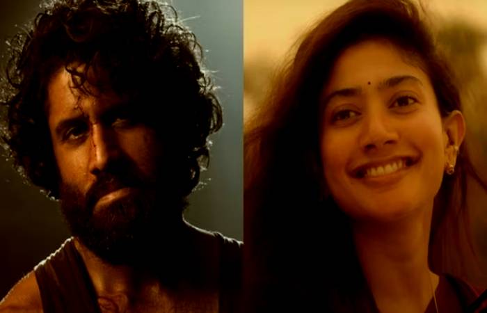 Naga Chaitanya and Sai Pallavi from the movie Thandel