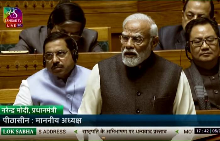 PM Narendra Modi attacks Congress in Parliament