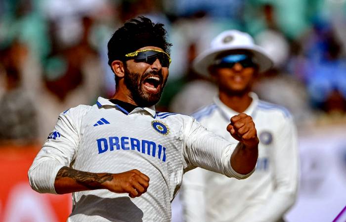 Ravindra Jadeja took five wickets and helped India wrap England batters in two sessions