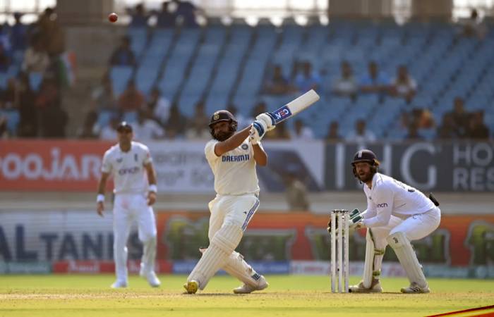 Rohit Sharma did not let English spinners settle into any rhythm