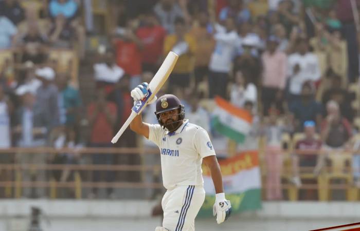 Rohit Sharma scored his 11th Test century and played a captain's innings