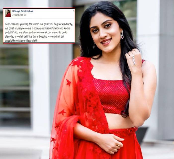 The X post that Dhanya is supposed to have post on her handle