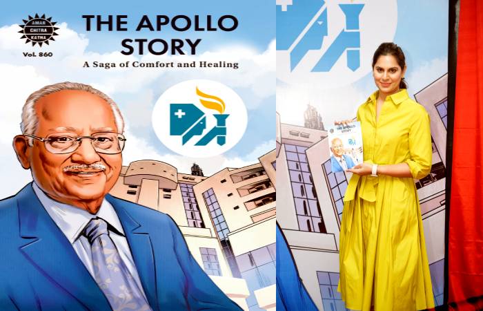Upasana launches The Apollo Story book on Dr. Prathap C Reddy