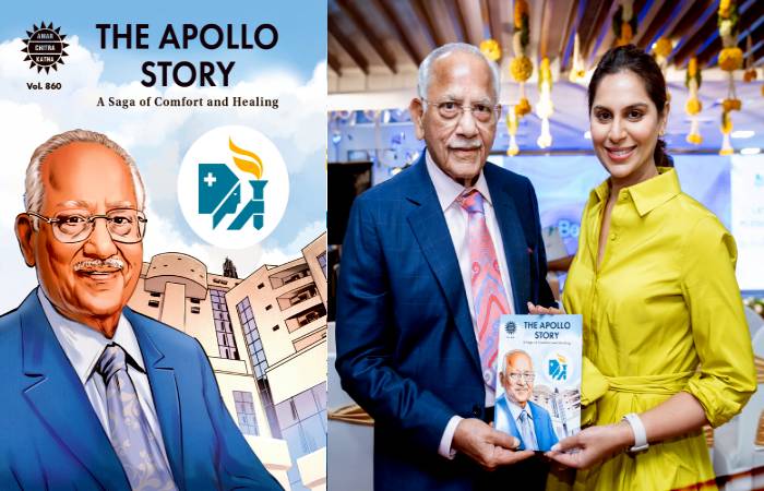 Upasana launches The Apollo Story in association with Amar Chitra Katha