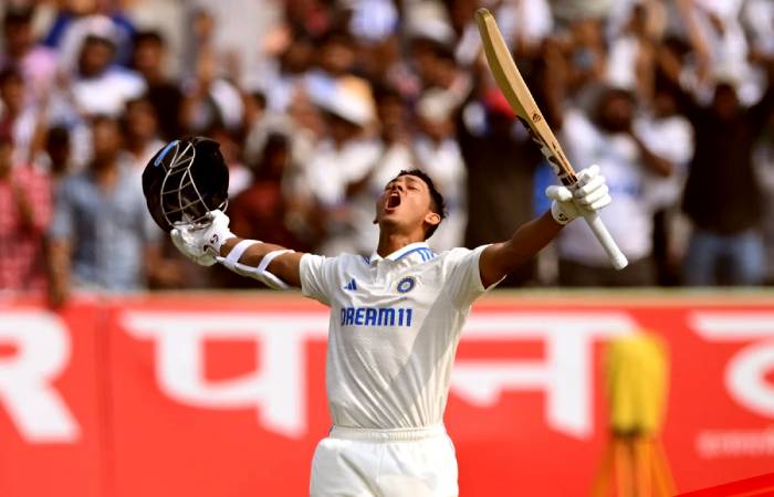 Yashasvi Jaiswal scored his maiden double century for India in Vizag Test