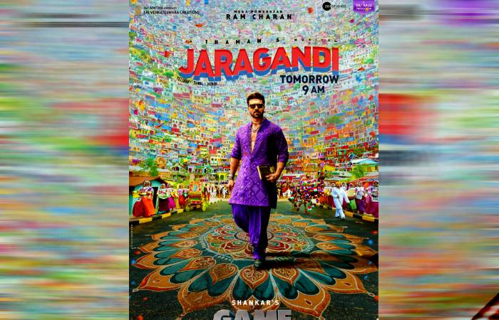 Game Changer team is set to release first single Jaragandi on his birthday