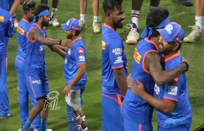 Hardik Pandya and Rohit Sharma end the rumors about fall-out in MI camp