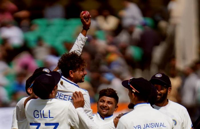 Kuldeep Yadav took 5 wickets to give India a huge advantage in Dharamsala Test