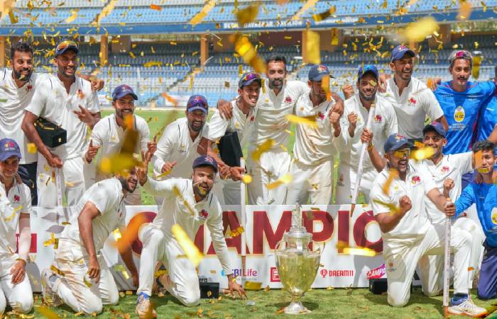 Mumbai wins their 42nd Ranji Trophy against Vidarbha