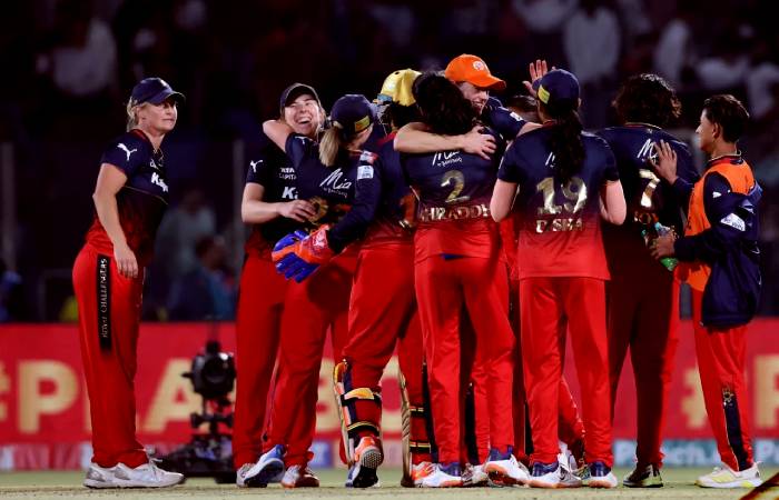 RCB Women are ecstatic after a thrilling final over win