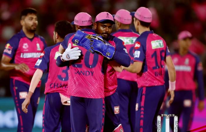 RR wins the match with a tight bowling performance