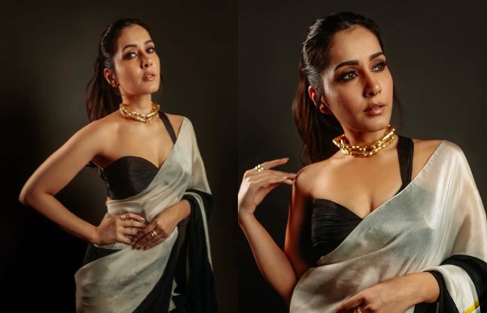 Raashii Khanna rocks in a glamorous saree