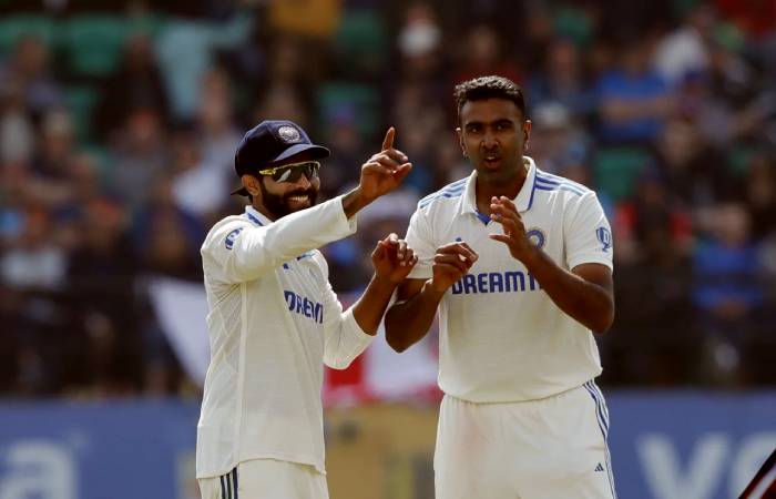 Ravichandran Ashwin in his 100th Test took 4 wickets in the first innings