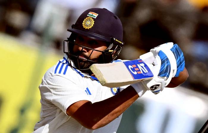 Rohit Sharma approached his innings with cautious aggression