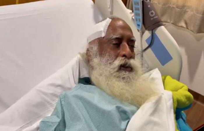 Sadhguru Jaggi Vasudev posted a video from his hospital and while in recovery
