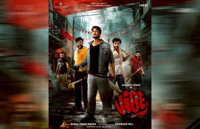 Sundeep Kishan announces his next film Vibe in the direction of Agent Athreya director