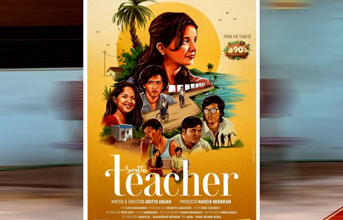 #90's biopic team unveil the poster for their upcoming series Teacher