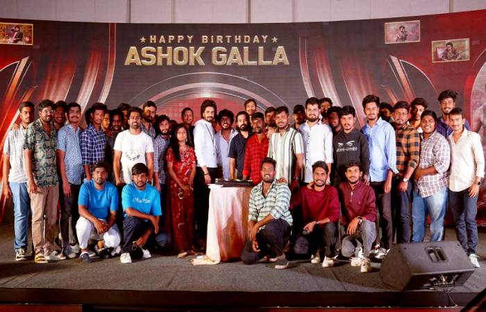 Ashok Galla with the TeluguDMF members