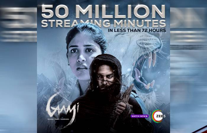 Gaami hits 50 Million Streaming Minutes in 72 hours