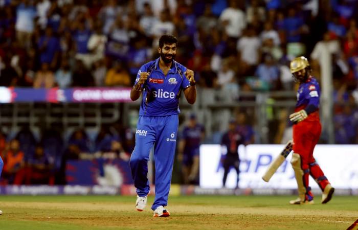 Jasprit Bumrah took 5 wickets against RCB on a batting paradise