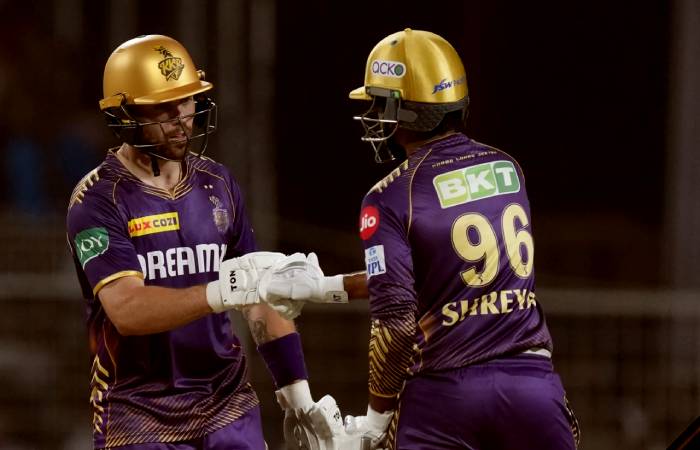 Phil Salt and Shreyas Iyer put up a winning partnership for KKR