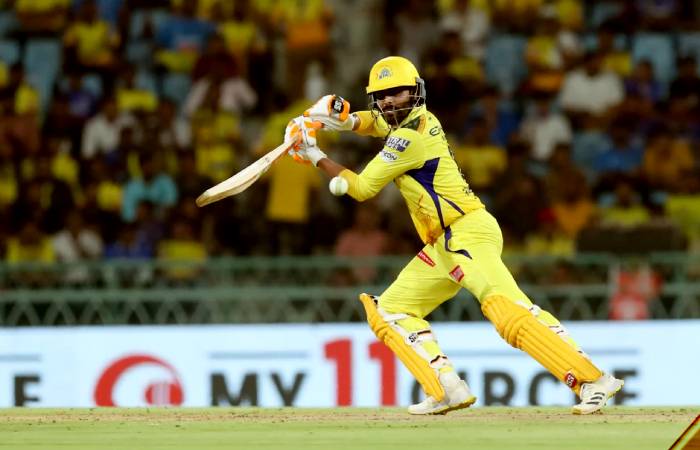 Ravindra jadeja took his time but scored an important fifty for CSK against LSG