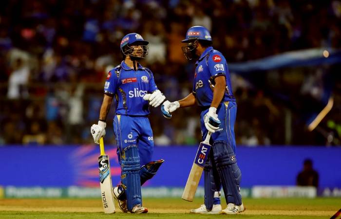 Rohit Sharma and Ishan Kishan gave a huge foundation to MI in the chase