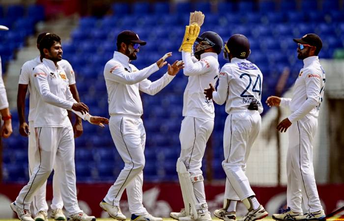 Sri Lanka clean swept the Test series against Bangladesh