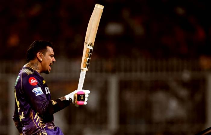 Sunil Narine scored his maiden T20 century setting big target for KKR against RR