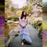 Tridha Choudhury looks like a lavender among the flowers