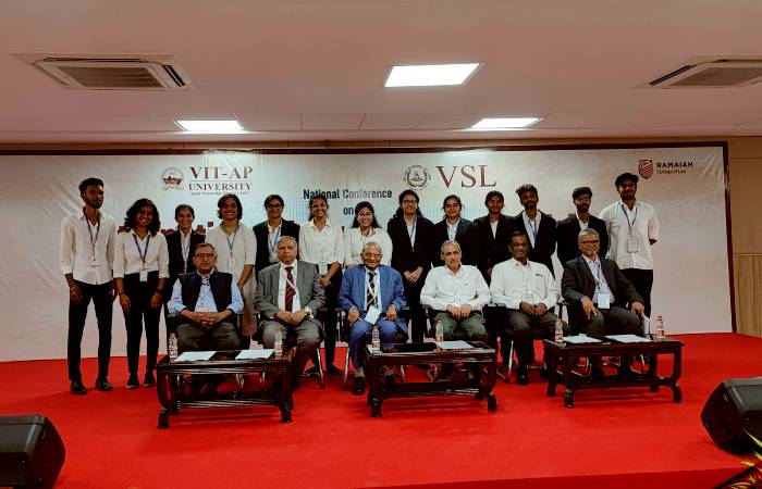 VIT-AP University's VSL faculty with graduates