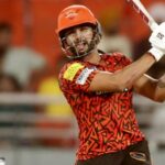 Young Nitish Kumar Reddy showcased his hitting abilities in the match