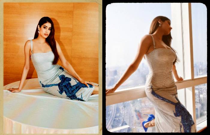Janhvi Kapoor looks at her scintillating best in this outfit
