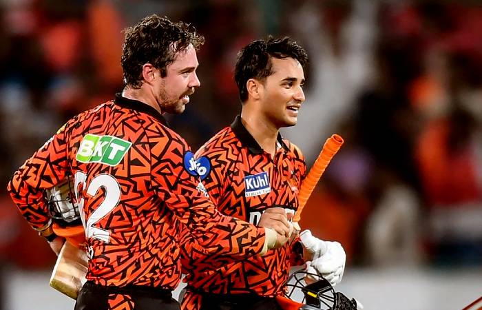 SRH openers give them a 10 wicket win under 10 overs