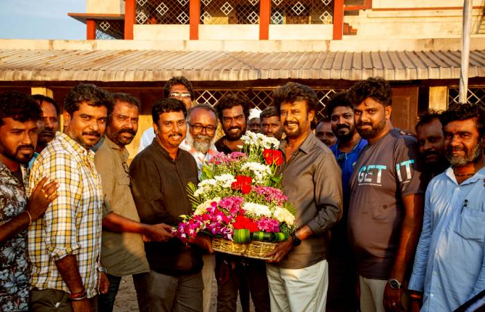 Superstar Rajinikanth finishes his portions for his next Vettaiyan