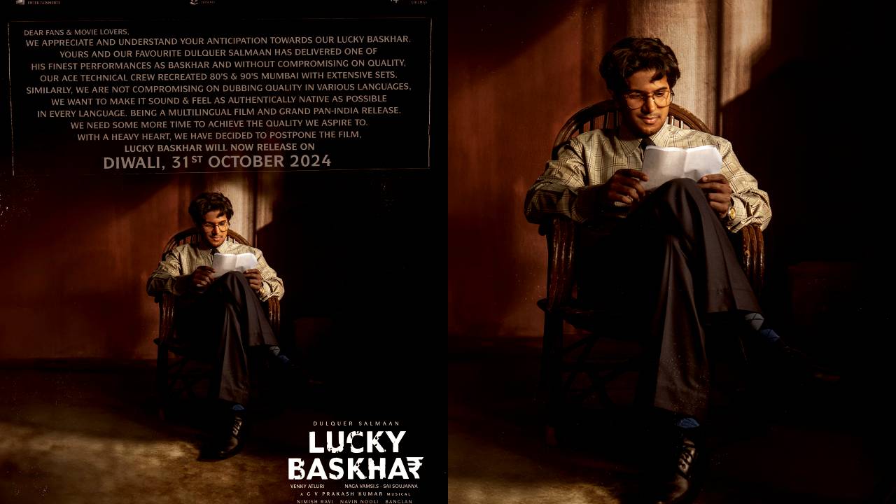 Dulquer Salmaan's Lucky Baskhar postponed to Diwali