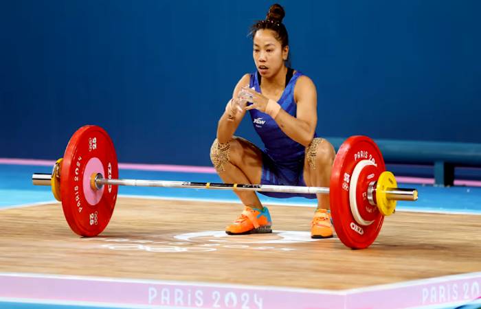 Mirabai Chanu missed out by a whisker an Olympic medal