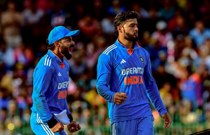 Riyan Parag brought India back into the game with ball in his hand
