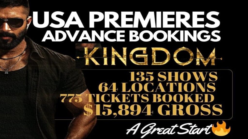 Kingdom US Advance bookings